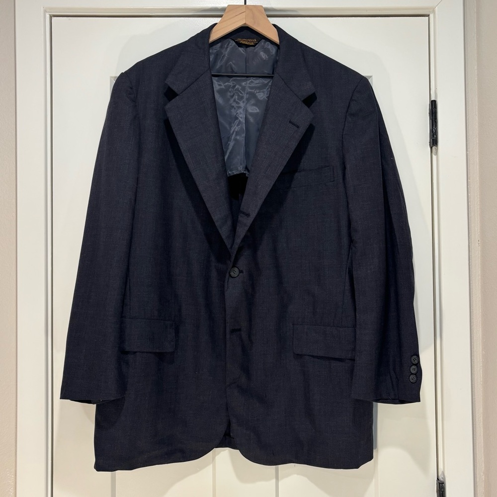Vintage Southwick Classic Navy Wool Blazer